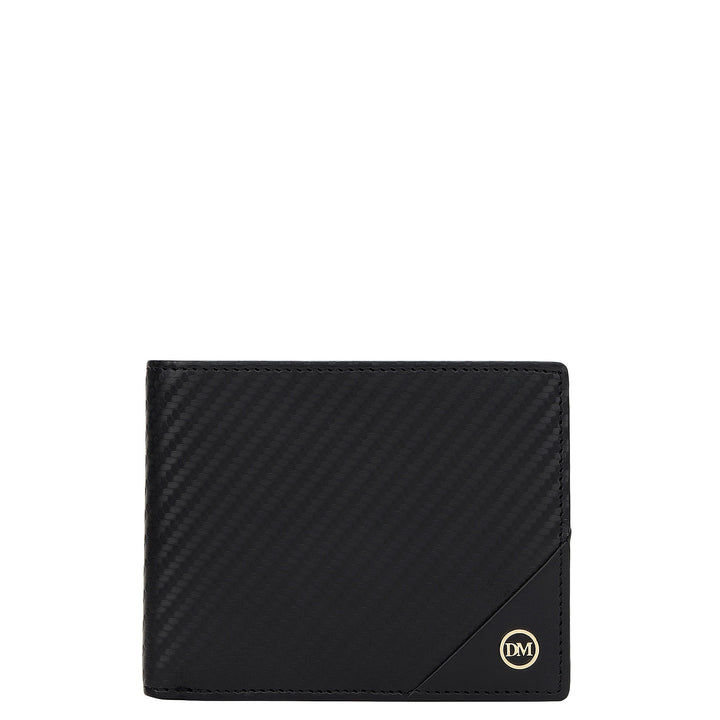 Carbon Bifold Men's Wallet - Black