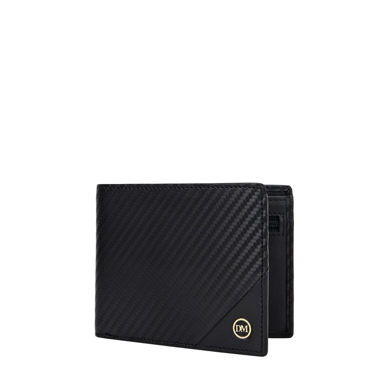Carbon Bifold Men's Wallet - Black