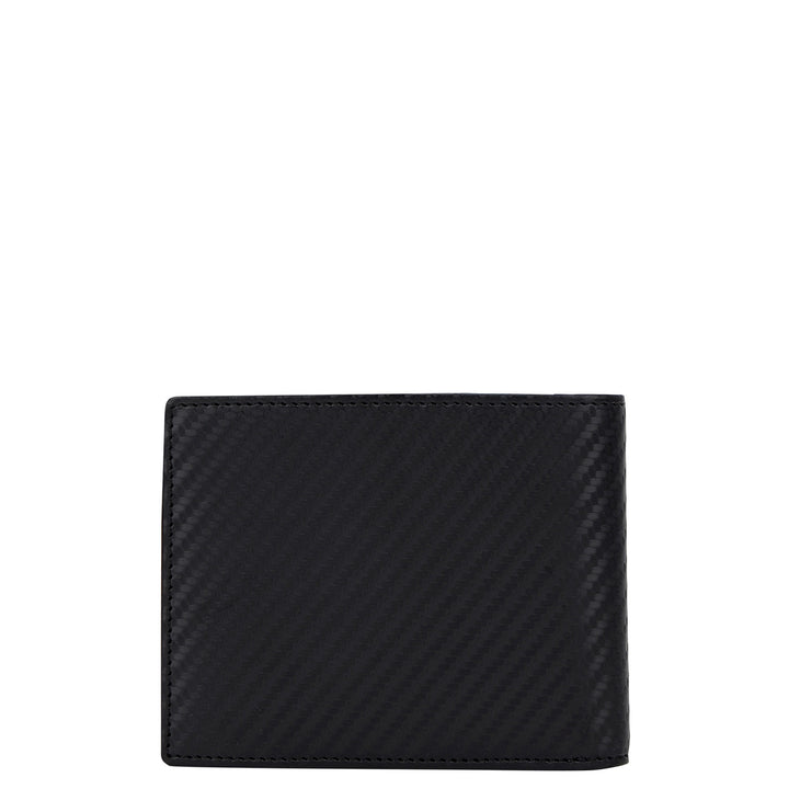 Carbon Bifold Men's Wallet - Black