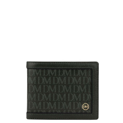 Petrol Green Bifold Leather Mens Wallet