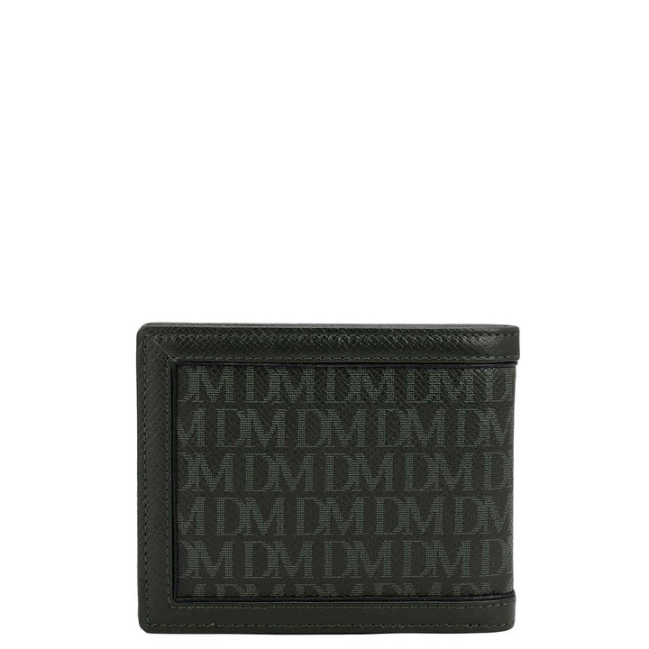 Petrol Green Bifold Leather Mens Wallet