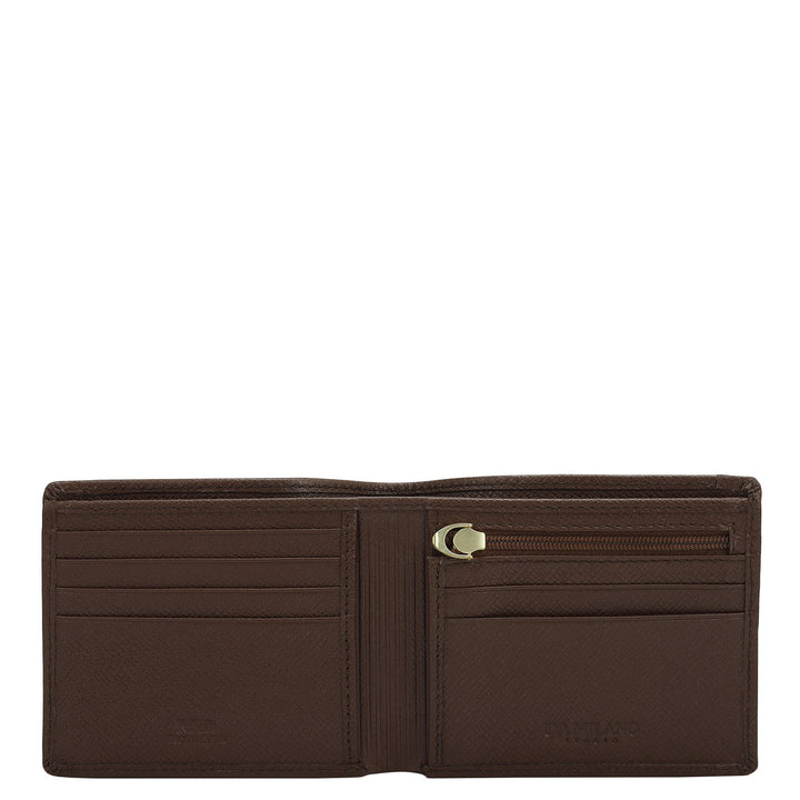 Date Bifold Leather Mens Wallet