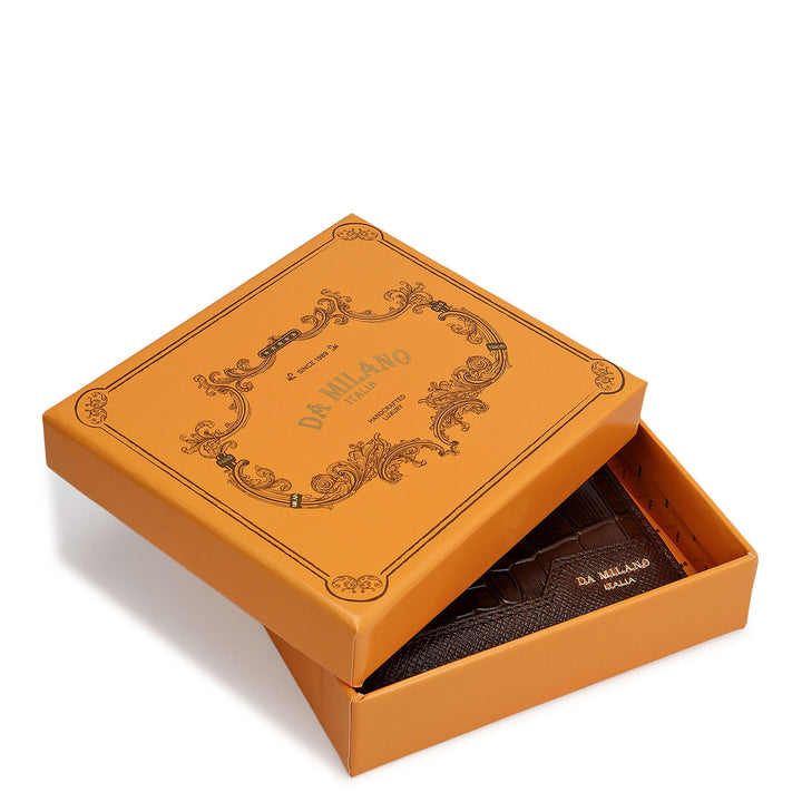 Walnut Bifold Leather Mens Wallet