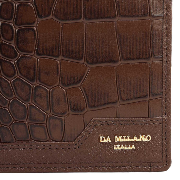 Walnut Bifold Leather Mens Wallet