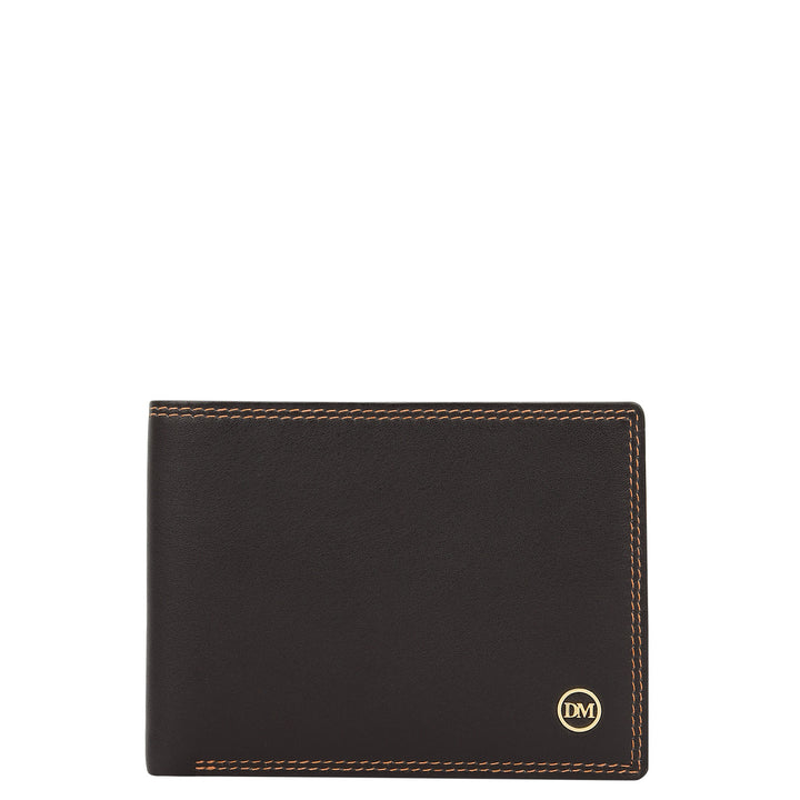 Brown Bifold Leather Mens Wallet