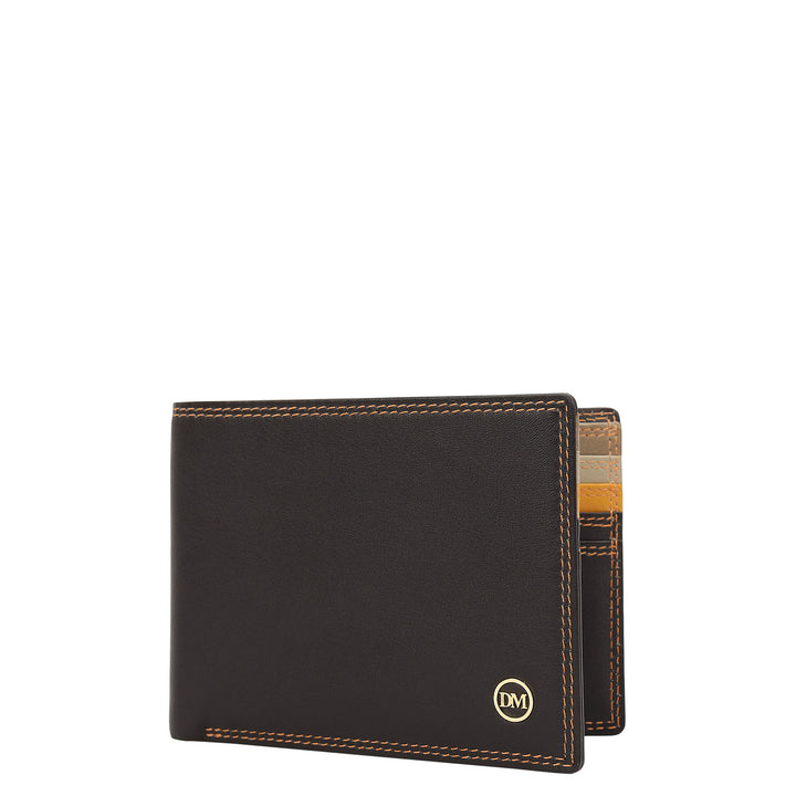 Brown Bifold Leather Mens Wallet
