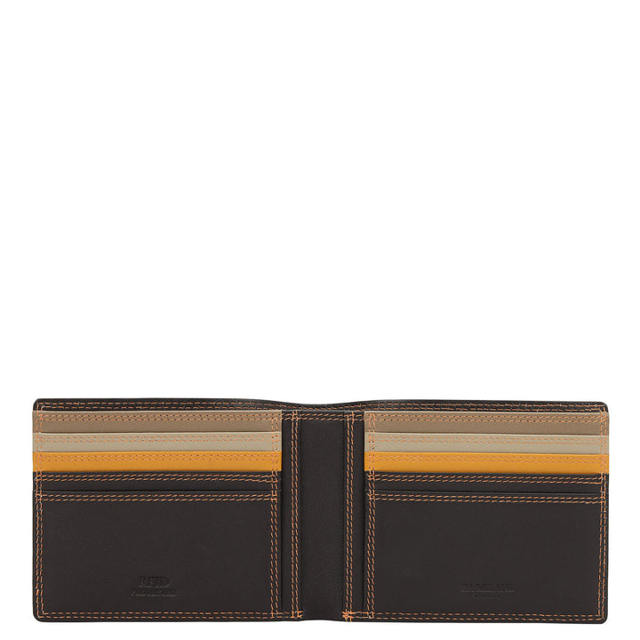 Brown Bifold Leather Mens Wallet