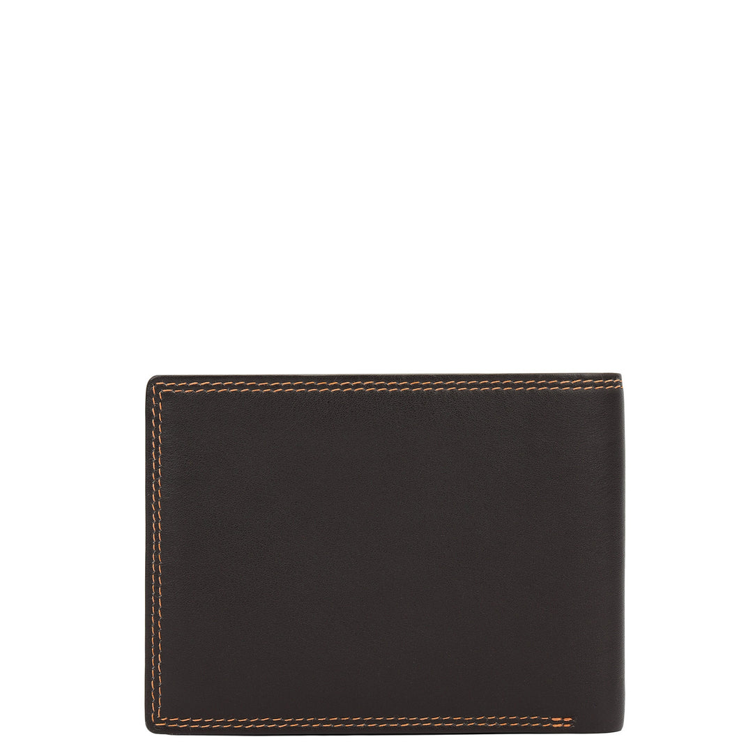 Brown Bifold Leather Mens Wallet