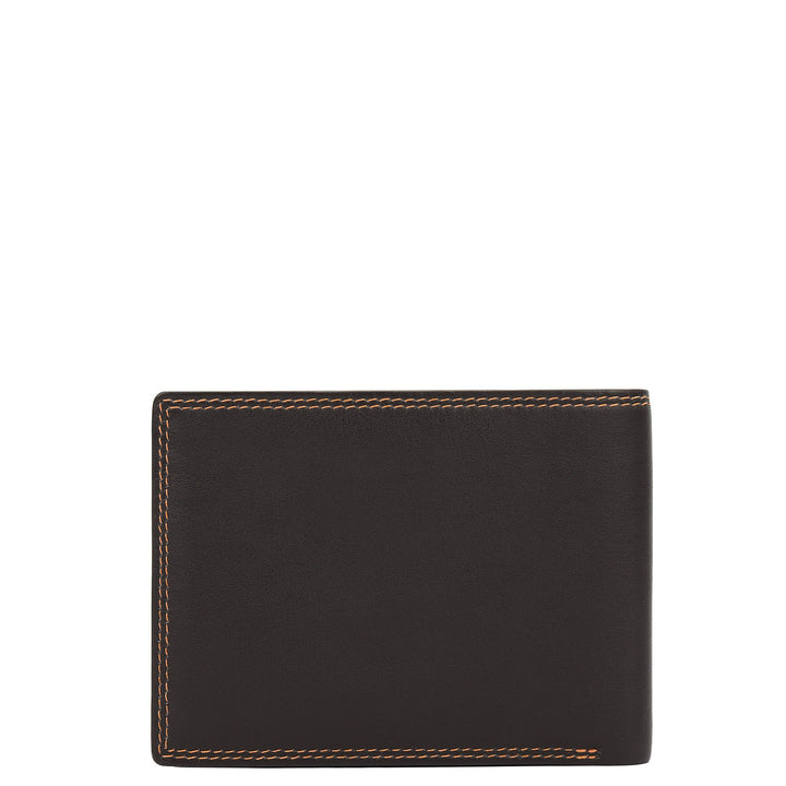 Brown Bifold Leather Mens Wallet