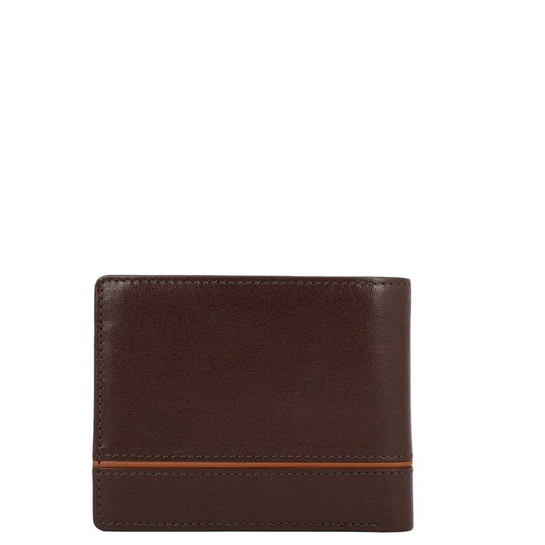 Brown Bifold Leather Mens Wallet
