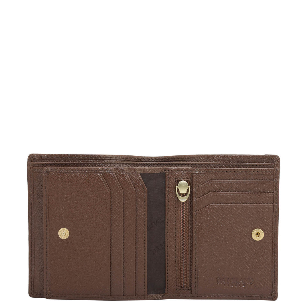 Date Bifold Leather Mens Wallet