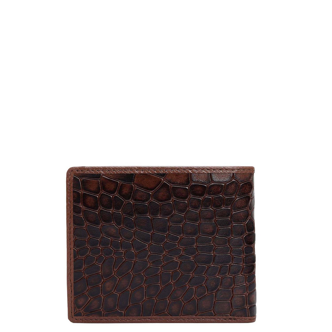 Date Bifold Leather Mens Wallet