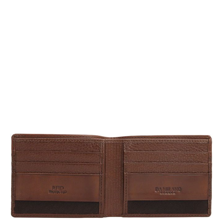 Espresso Bifold Leather Mens Wallet