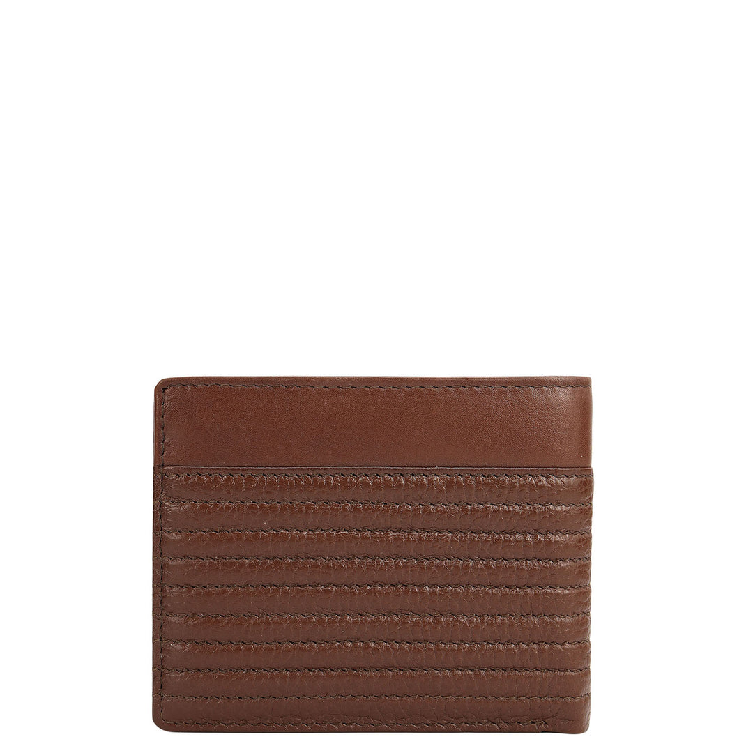 Espresso Bifold Leather Mens Wallet