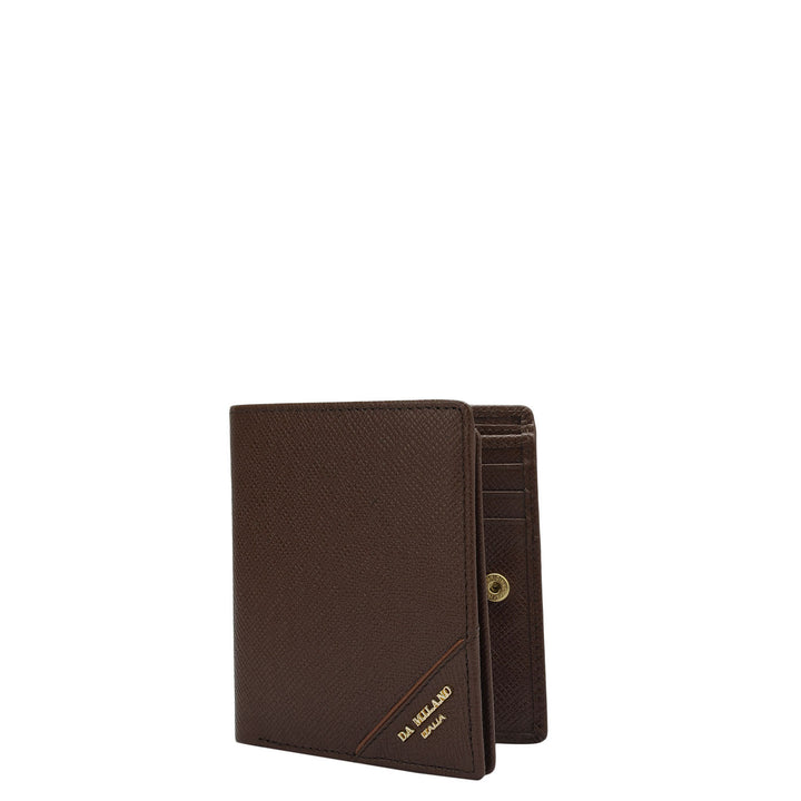 Date Bifold Leather Mens Wallet