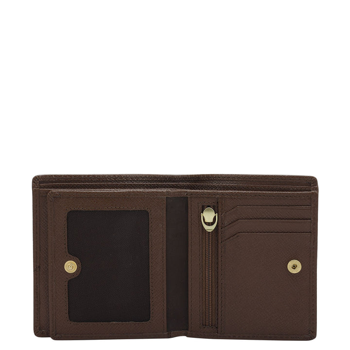 Date Bifold Leather Mens Wallet