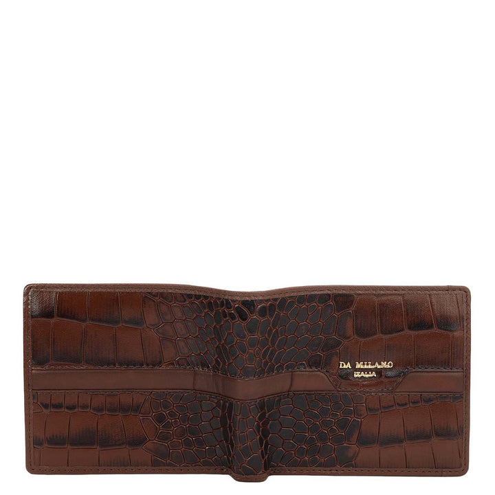 Date Bifold Leather Mens Wallet