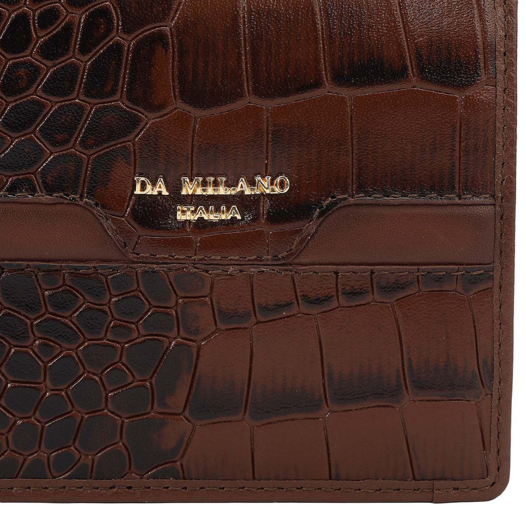 Date Bifold Leather Mens Wallet
