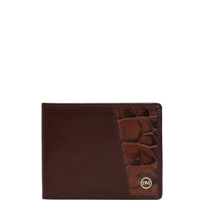 Brown Bifold Leather Mens Wallet