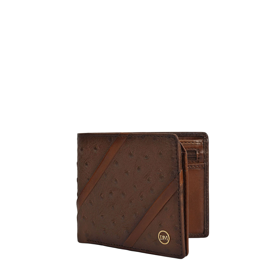 Mocha Bifold Leather Mens Wallet