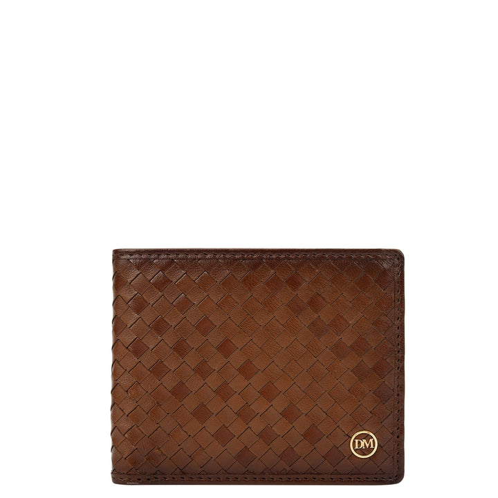 Cognac Bifold Leather Mens Wallet