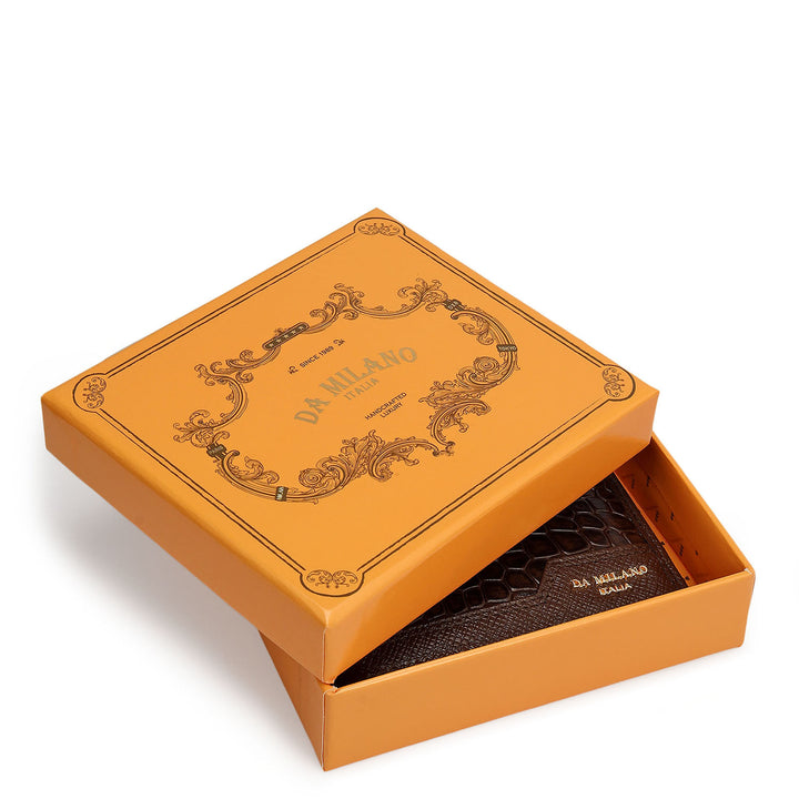 Walnut Bifold Leather Mens Wallet