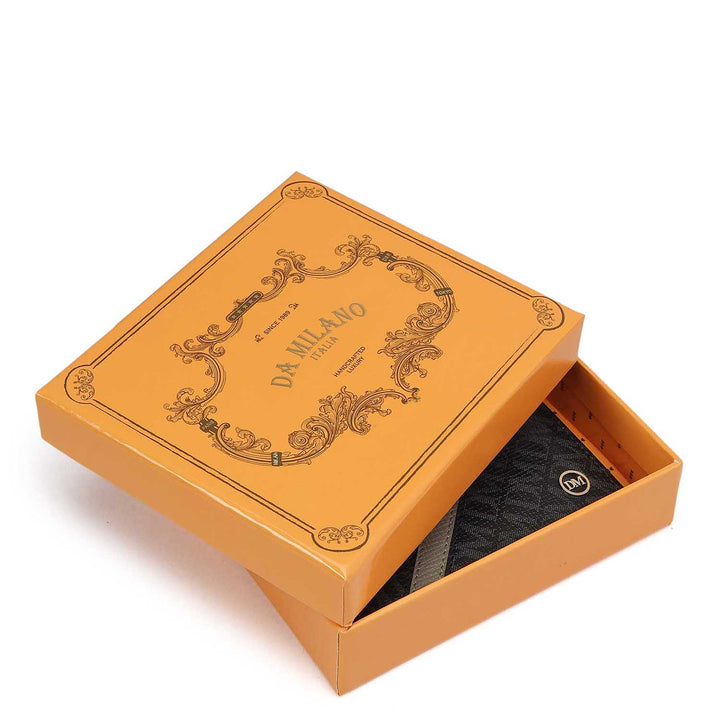 Black Bifold Leather Mens Wallet