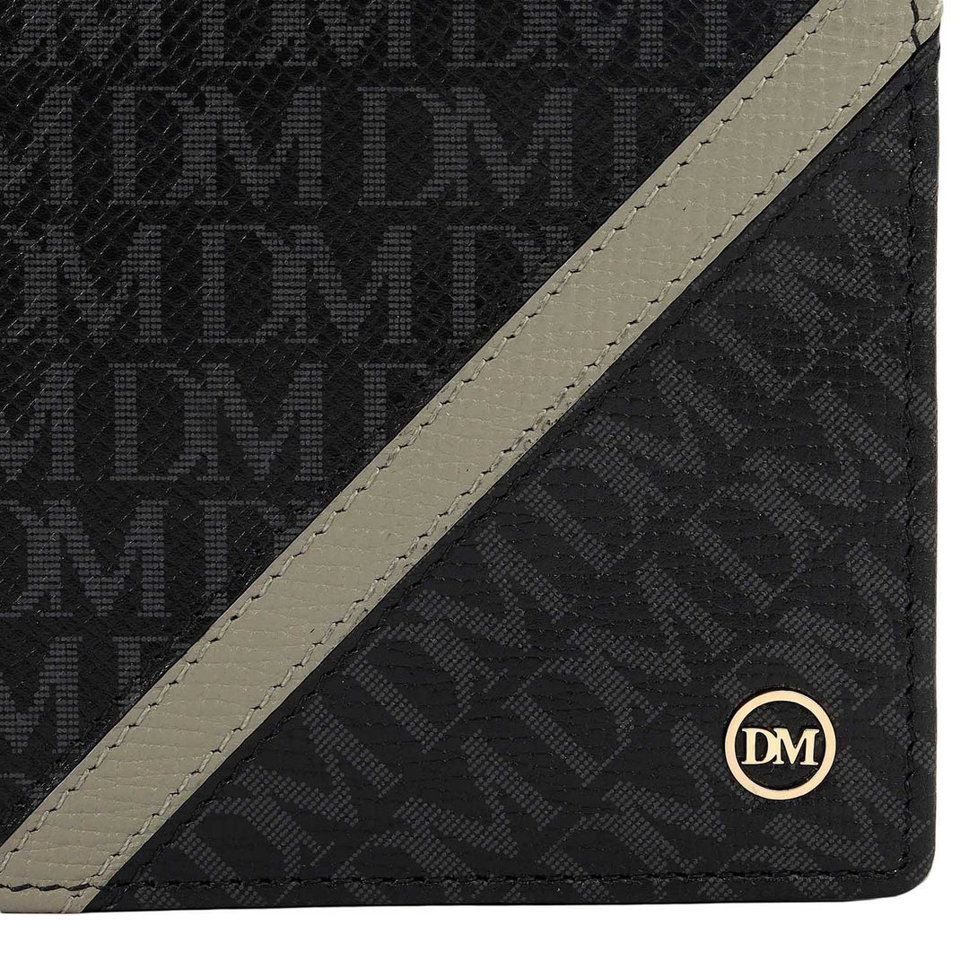 Black Bifold Leather Mens Wallet