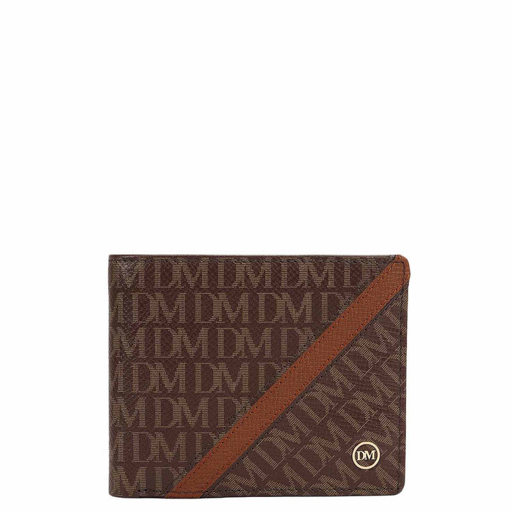 Walnut Bifold Leather Mens Wallet