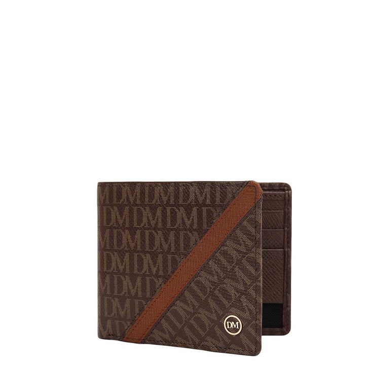 Walnut Bifold Leather Mens Wallet