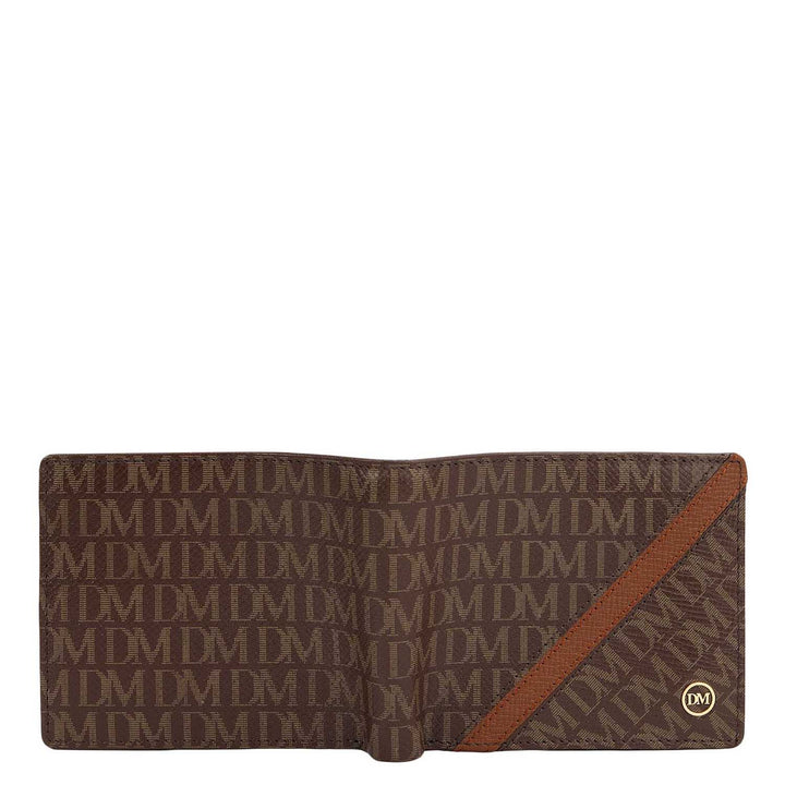 Walnut Bifold Leather Mens Wallet