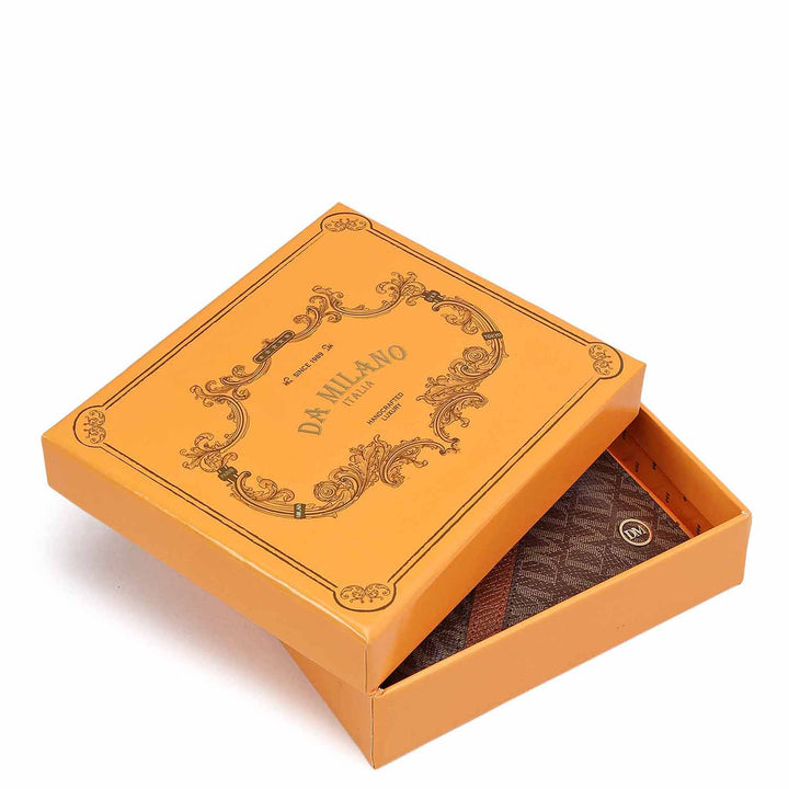 Walnut Bifold Leather Mens Wallet