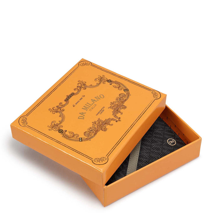 Black Bifold Leather Mens Wallet