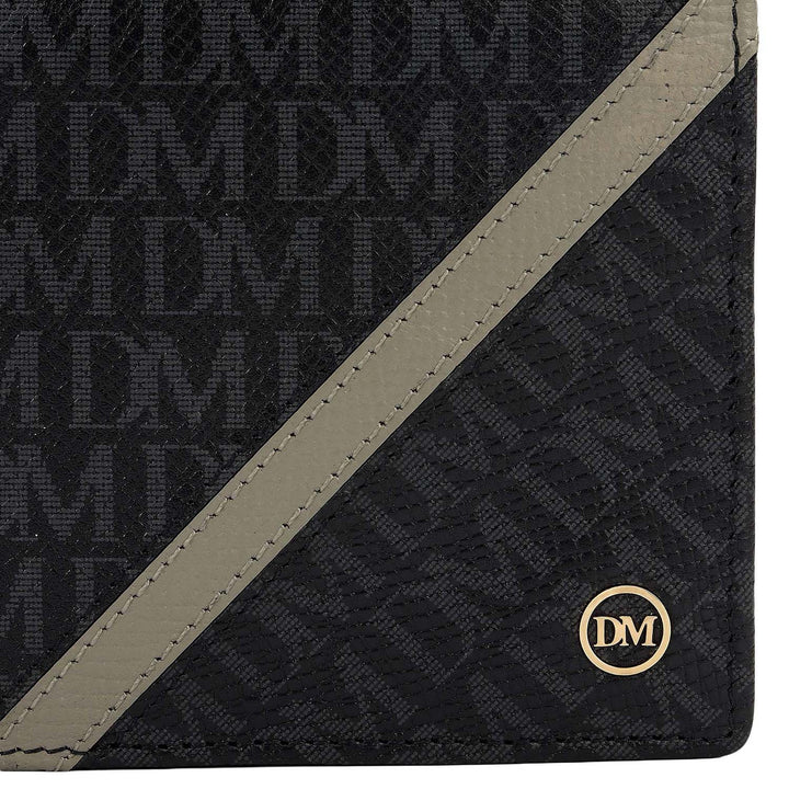 Black Bifold Leather Mens Wallet