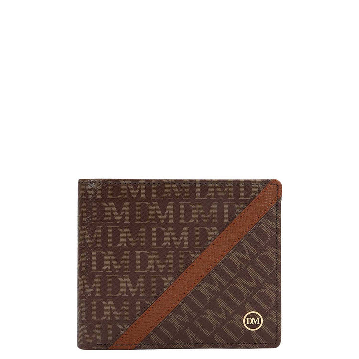 Walnut Bifold Leather Mens Wallet