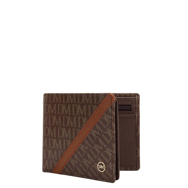 Walnut Bifold Leather Mens Wallet