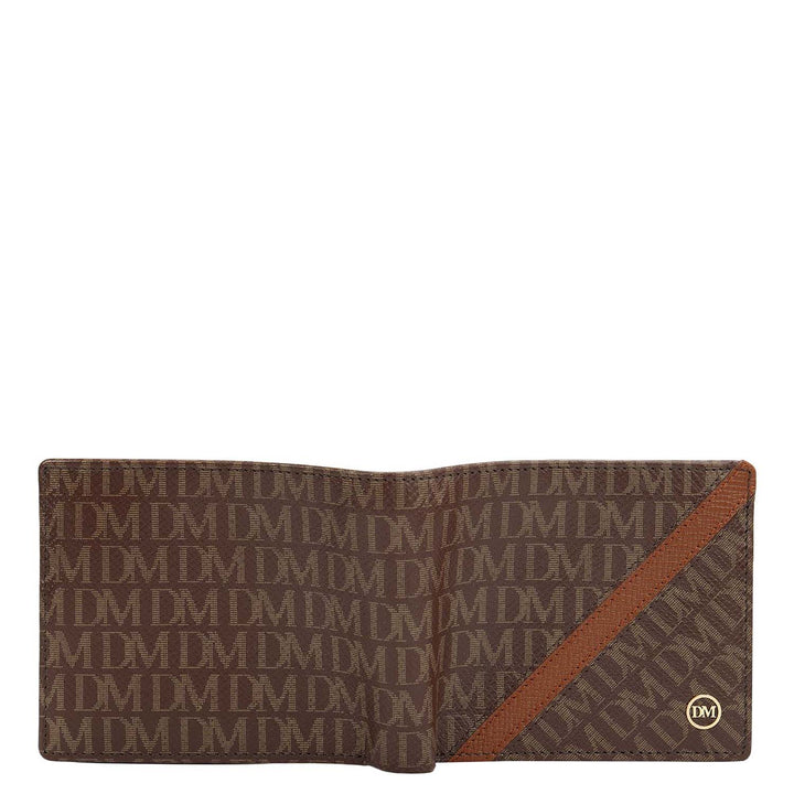 Walnut Bifold Leather Mens Wallet