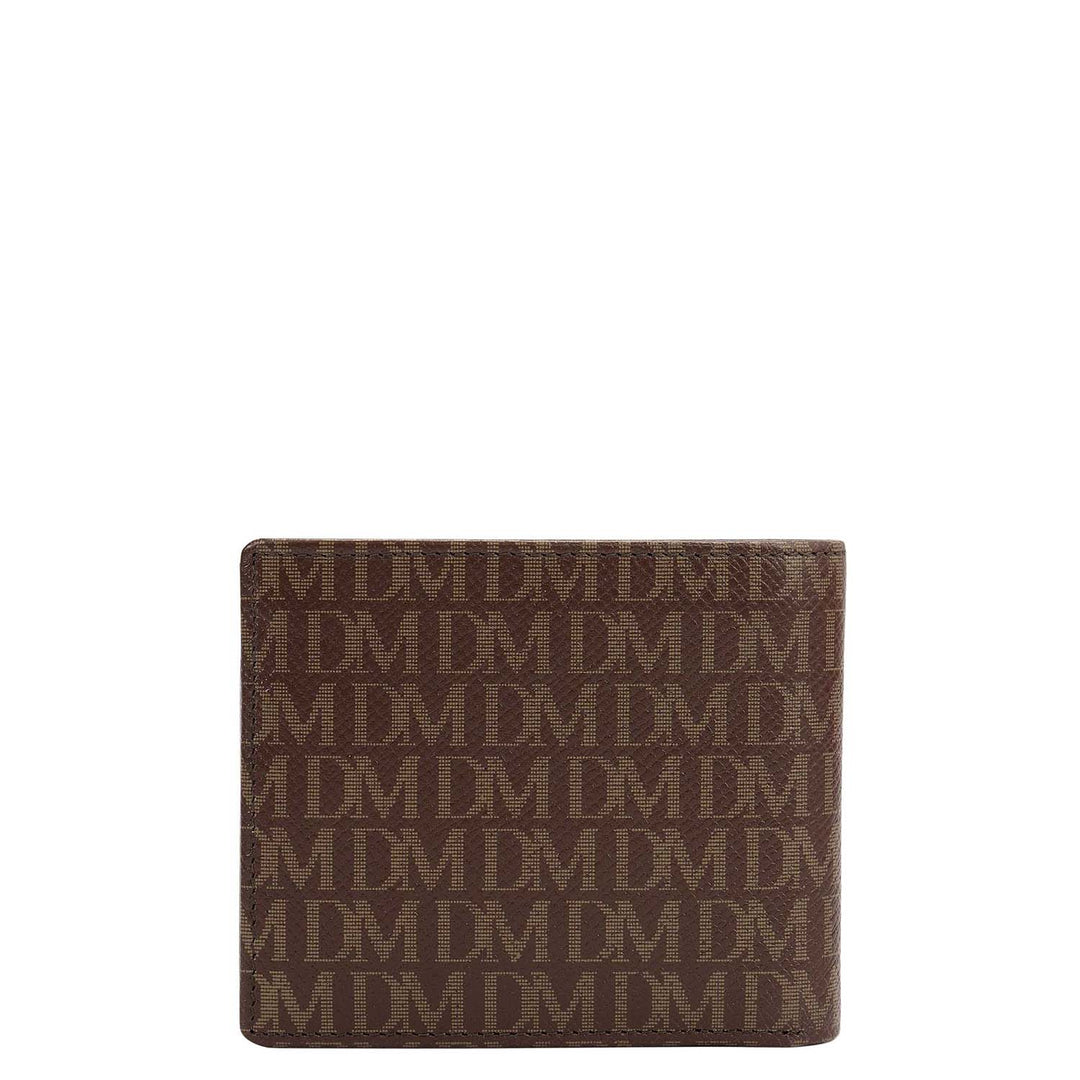 Walnut Bifold Leather Mens Wallet