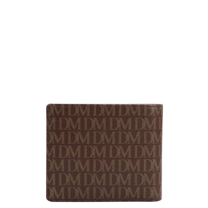 Walnut Bifold Leather Mens Wallet
