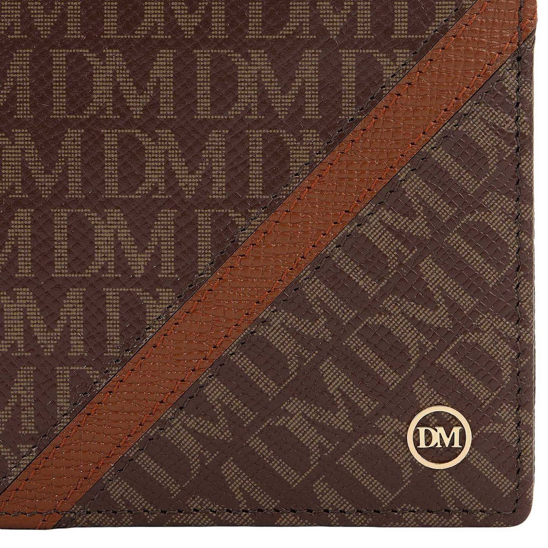 Walnut Bifold Leather Mens Wallet