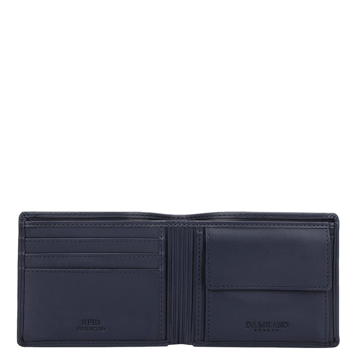 Mat-Weave Bifold Men's Wallet - Navy