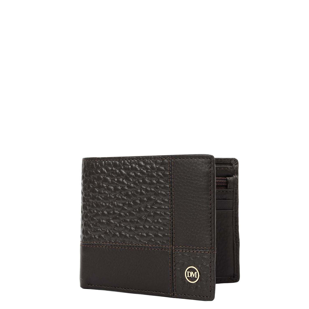 Brown Bifold Leather Mens Wallet