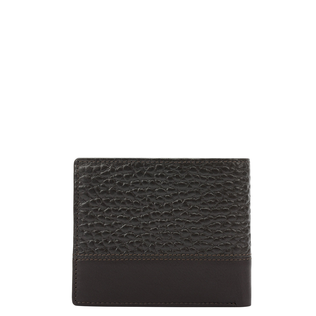 Brown Bifold Leather Mens Wallet