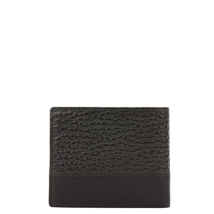 Brown Bifold Leather Mens Wallet