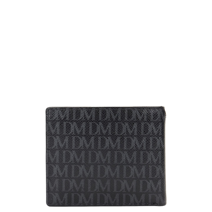 Bifold Men's Wallet - Black & Smoke Grey