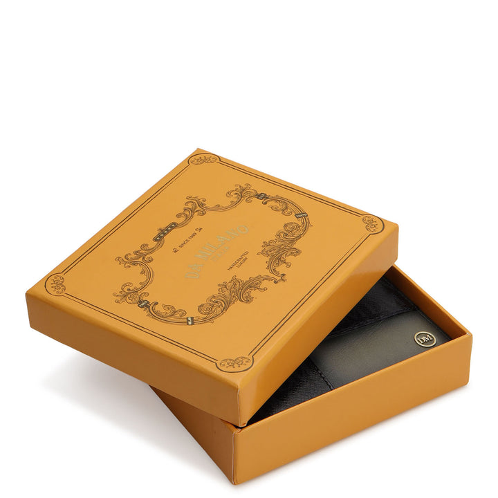 Bifold Men's Wallet - Black & Smoke Grey