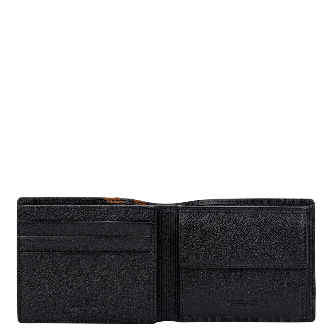 Monogram Bifold Men's Wallet - Black