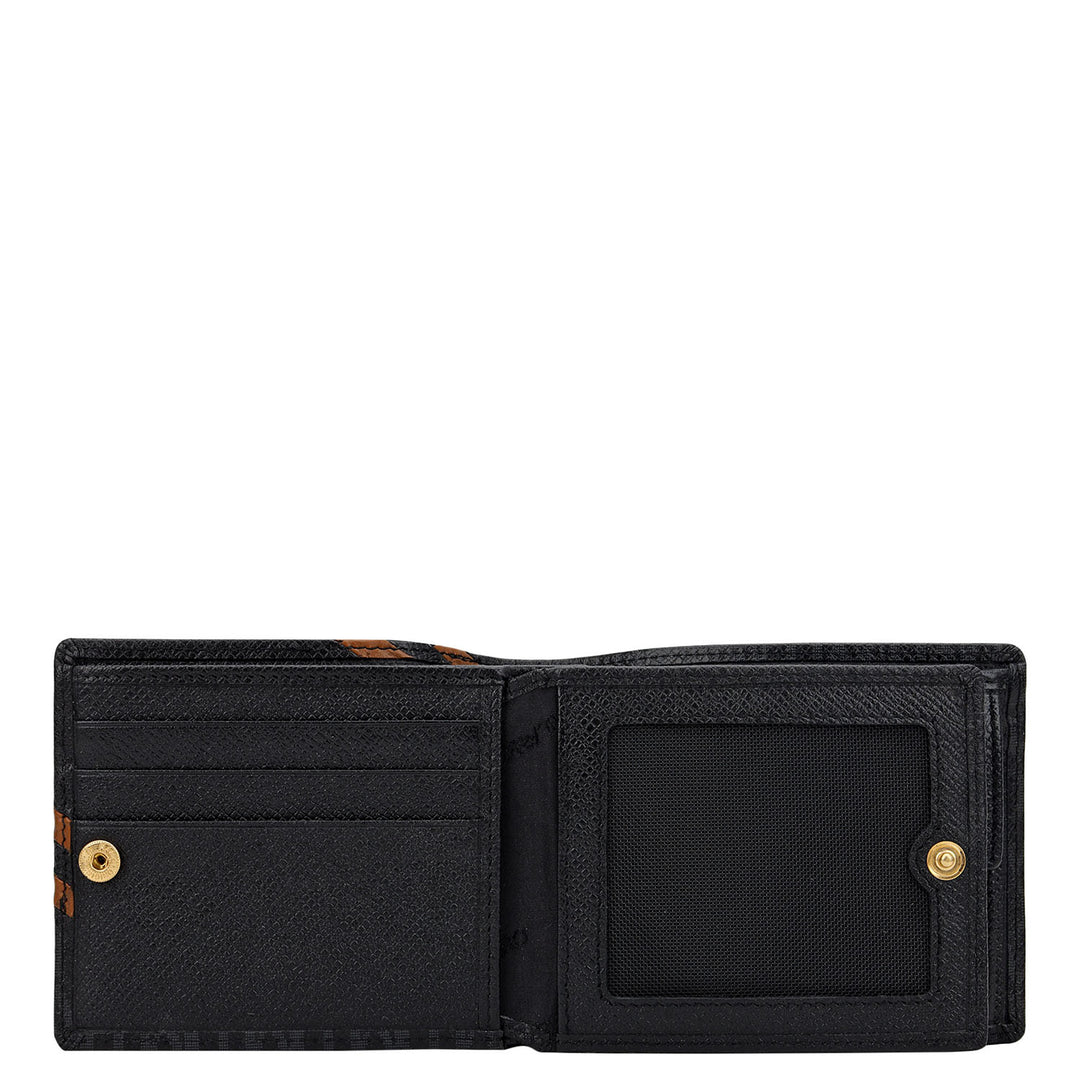 Monogram Bifold Men's Wallet - Black