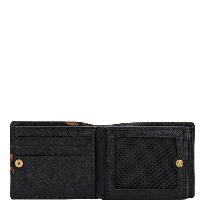 Monogram Bifold Men's Wallet - Black