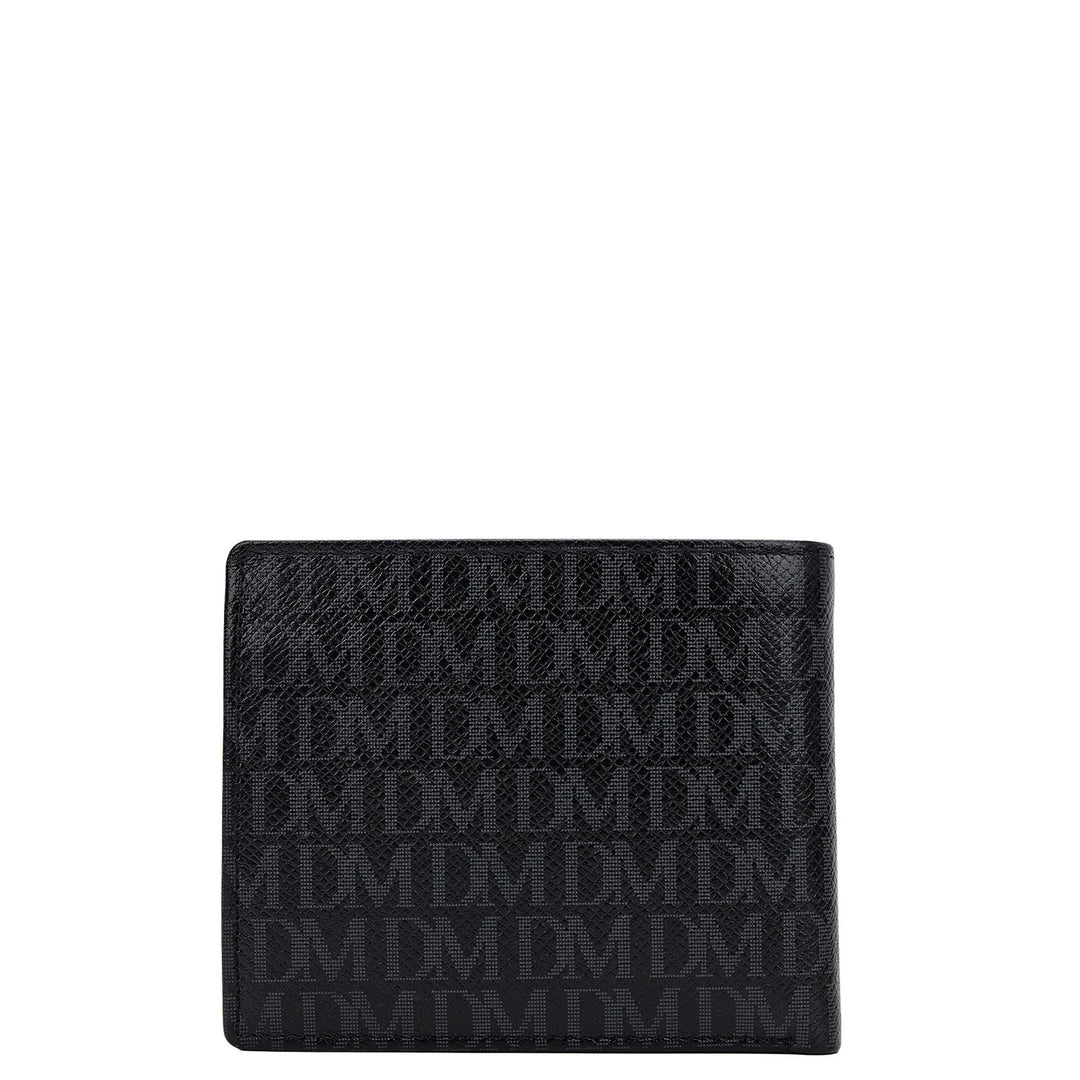 Monogram Bifold Men's Wallet - Black